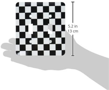 3drose lsp_154527_2 Verifique o padrão de xadrez verificado em preto e branco Quadro de xadrez xadrez ou bandeira de corrida de