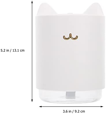 Umidificador de óleo essencial umidificador de ar de névoa Luz noturna: USB de grande capacidade umidificador de ar névoado aroma