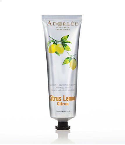 Creme de mão Adorlée, limão cítrico, 5,2 oz.