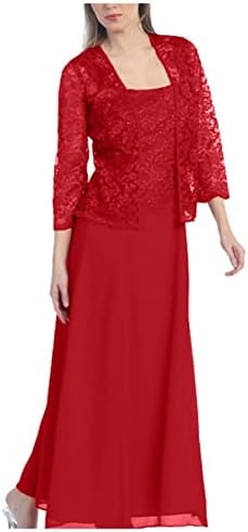 Roupas de férias femininas para mulheres, sólido feminino de duas peças de cravo de chiffon festas de casamento vestido longo