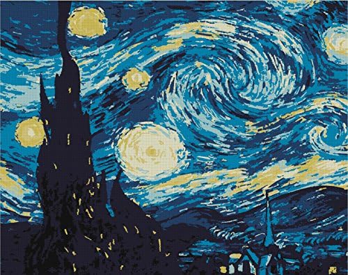 Starry Night, Vincent van Gogh - Kit de agulha