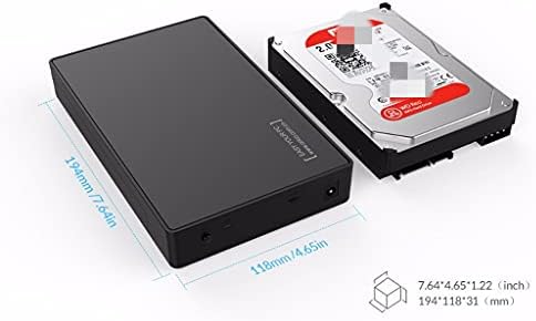 Lysldh Disco rígido Gabinete SATA para USB3.0 Estação de encaixe do disco rígido externo por 2,5 polegadas HDD SSD Suporte UASP