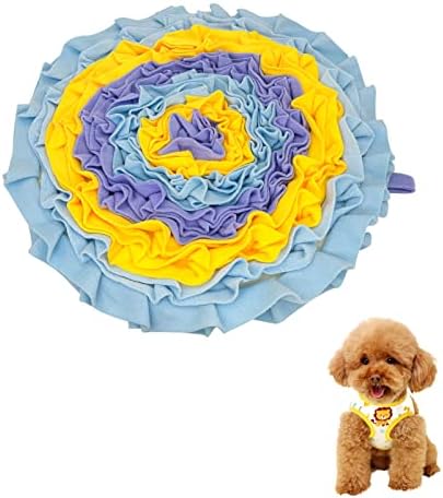 WishLotus Pet Snuffle tapete para cães, tapete de lufada de cachorro com corda pendurada para tédio, brinquedos de quebra