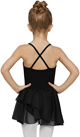 Mdnmd Girls Ballet Dreamds com saia para criança vestido ativo bailarina roupa de bailarina