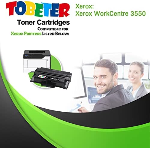 Substituição de cartucho de toner compatível com tabeter para Xerox 3550 106R01530, compatível com o central de trabalho