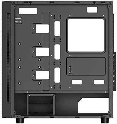 Deepcool Matrexx 55 Mesh Case ATX PC Gaming 0,6mm SPCC com 4 ventiladores 120mm RGB Rainbow Endereço 5V Adicionar malha do painel