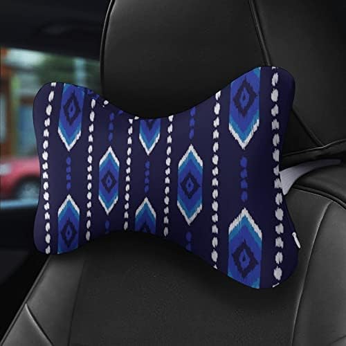 Almofado do pescoço do carros de carros aztec de 2 suportes confortáveis ​​para apoiamento de cabeça Pillow Pillow Memory