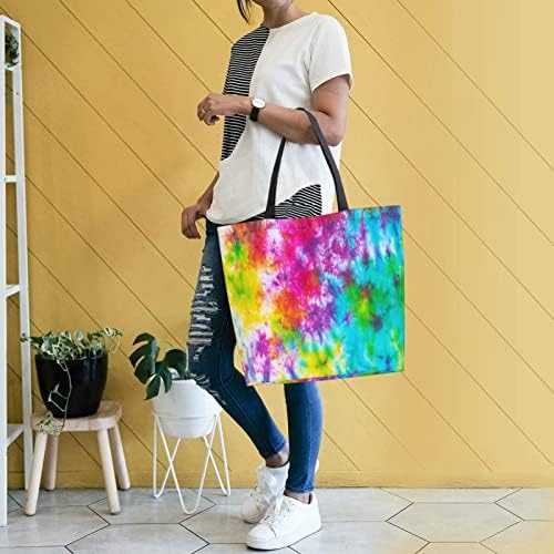 FOREIDEC LAVAS BACO GRANDE MULAR MULHERES Bolsa de ombro casual Saco de compras multiuso reutilizável para o exterior