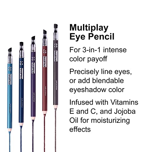 Pupa Milano Multiplay Eye lápis - lápis multiuso - Adequado para olhos sensíveis - textura macia e lisa - paraben livre - Oftalmologista