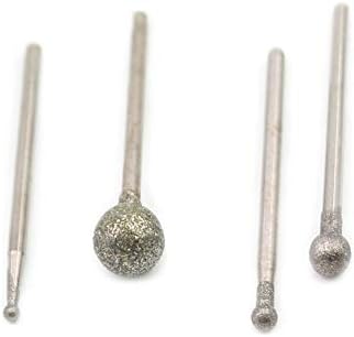 Ferramentas de polimento abrasivo de 2,35 mm do centro de haste de diamante esférico de moagem de diamante descascamento