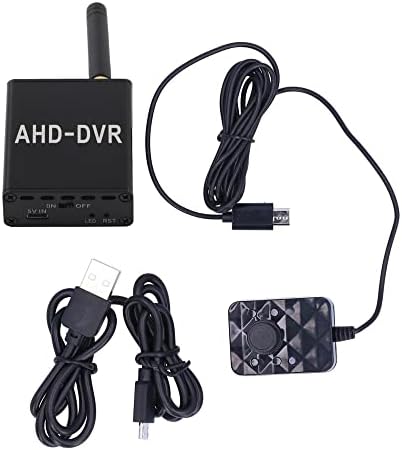 Câmera de host host DVR mini DVR 1080p 2MP de alta definição Detecção de movimento Audio Audio Entrada para segurança doméstica preto