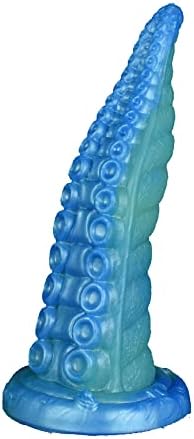 SUCTION SOFT SILICONE FEITO TENTACLO DILDO Anal Plug Multi Color Fantasia colorida Octopus