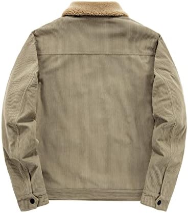 Jaquetas para homens masculino Bolhe de bolso de pelúcia