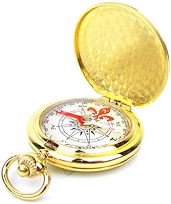 Jahh Compass Pocket Pocket Watch Flip Compass portátil de navegação bússola luminosa no chaveiro do carro de navegação escuro