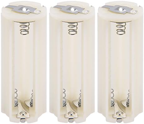 UXCELL 3PCS 3X1.5V AAA CONEXÃO PARALLELY CILINDRA PLÁSTICA ADAPTADOR DO CASO DE ARMABELO DE BATERIA