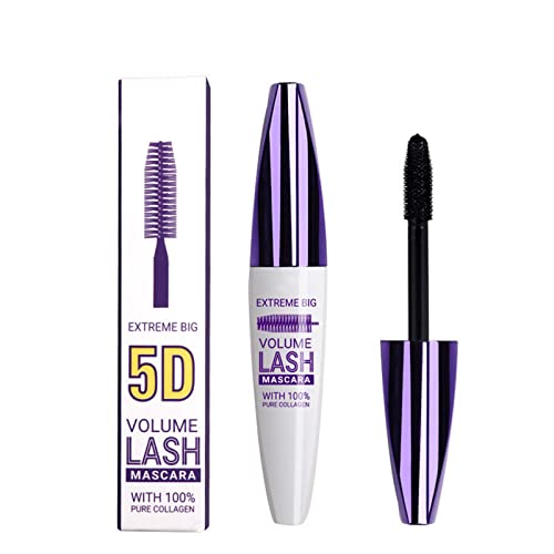 VI Beauty Eyelash OEM/ODM Free amostra de máscara de escova dupla 4D Fibra de seda rímel de rímel à prova d'água 6ml