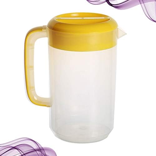 Luxshiny Beer Gelra Fridge Áfria de Água Fria: 2500 ml Clear Gheed Tea Pitcher com bebidas de tampa selada Hedge Water