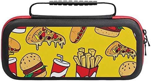 Fast Foods Switch Case Carrega Proteção Hard Shell Bolsa de viagem portátil com 20 cartucho de jogo