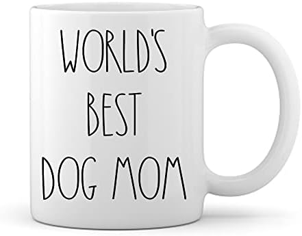 Melhor Mãe do Cão do Mundo Caneca | Cachorro mãe rae dunn xícara de café | Rae Dunn inspirado | A MELHOR MOM MOM EVER CAUSO DE