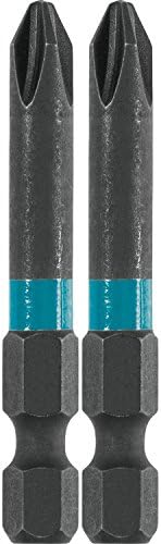 Makita A-96659 Impactx 2 Phillips 2 ″ Bit de energia, 2 pacote