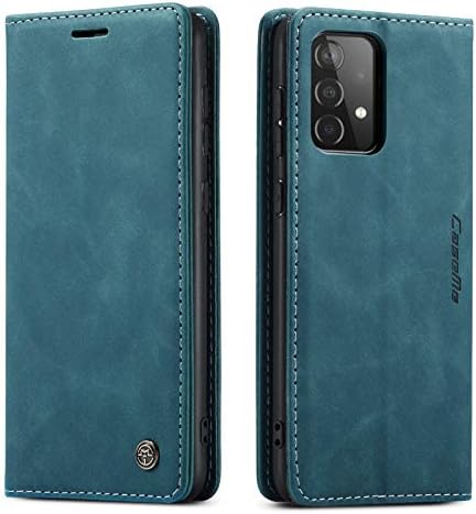 Kowauri Flip Case para Samsung Galaxy A52 4G/5G, Caso da carteira de couro Design clássico com caça de cartas e encerramento