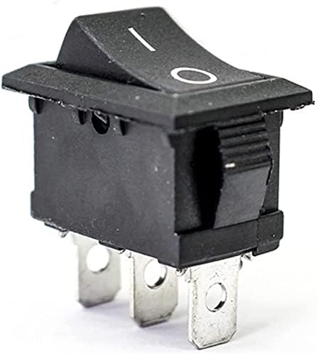 AGOUNOD ROGHER SUGHT KCD1 21 * 15MM SPST 3PIN 6A 250V Snap-in On Off Switch Posição Snap Boat Rocker Switch Feet 21x15