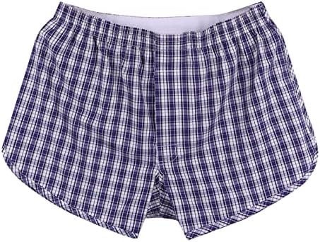 Mens cueca cueca masculina cueca de cueca solta shorts shorts médios shorts de pijama de algodão de algodão Homens de algodão
