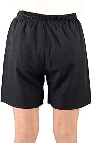 Shorts atléticos do Natust Boys 'Loose Fit com bolsos de zíper rápido de corrida seca rápida