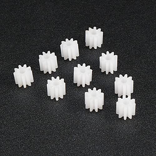 10pcs 9/11 dentes 092/112a Etapa de plástico engrenagem de 2 mm de orifício de 2 mm de diâmetro 5 x 5,5/5 x 6,5 mm Ries