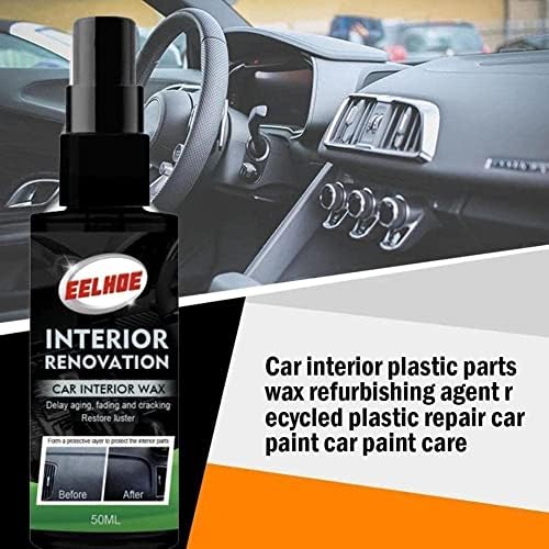 Ruifaya 30ml/50ml Auto Interior Peças plásticas de plástico Retaqueamento de cera CARE CARE PLÁSTICA TINTA RESTORENTE