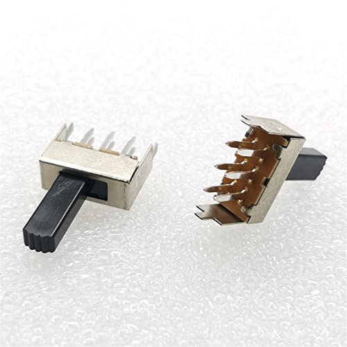 Interruptores de alternância 10/20pcs On-off Micro slide interruptor 6pin 2p2t alternante interruptor deslizante Power Switch