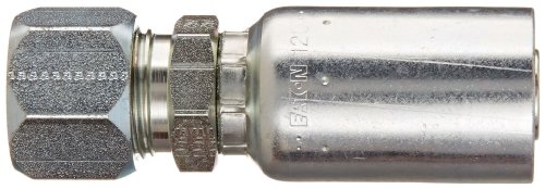 Eaton Weatherhead Coll-O-Crimp 04U-754 Tubo de fliperama Rígida de rígido, aço de baixo carbono, ID da mangueira de 1/4 , tamanho