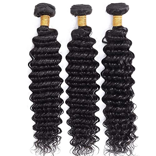 Cabelo de onda profunda brasileira Cabelo humano 22 24 26 polegadas 300g Cabelo humano virgem não processado onda profunda