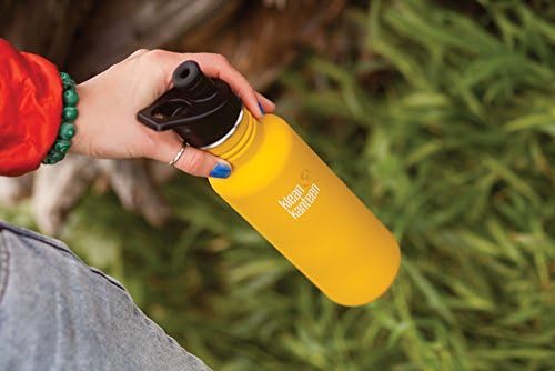 KLEAN Kanteen Classic Singel Singel Wall Wall Water Gardey não isolado com boné esportivo