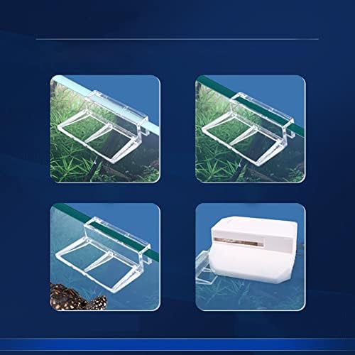 Kukiwhy 20 pcs 6mm clipe de tampa de aquário de acrílico, tanque de vidro de tanque de peixe claro clipes de tampa universal de tampa