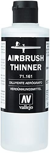 Vallejo Airbrush Thinner 200ml Paint & Gray Primer Acrílico Poliuretano, 200ml