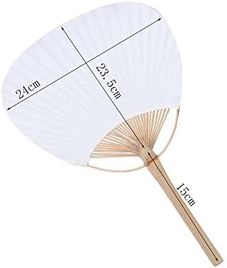 Houchu Hand Fan Antiguidade Antiguidade Japanes Desk Ornamentos