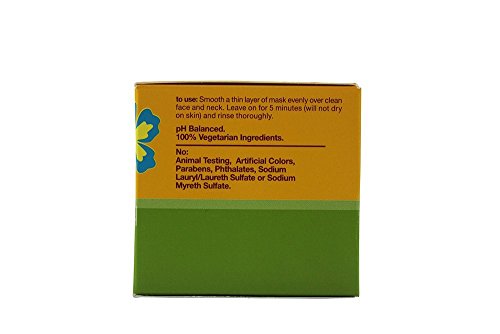 Máscara facial alba Botanica, enzima de mamão, 3 oz