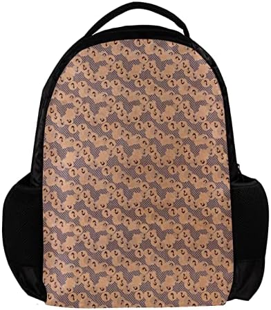 Mochila VBFOFBV para mulheres Laptop Backpack Back de viagens Casual, Vintage do Círculo Geométrico Abstractor Japonês