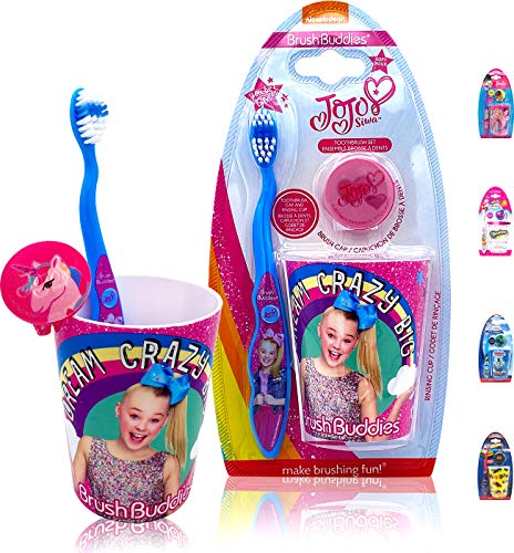 Premium infantil crianças crianças amigável projetar feliz escovar o tempo estrela JoJo Siwa Kit de dentes de dentes de dentes