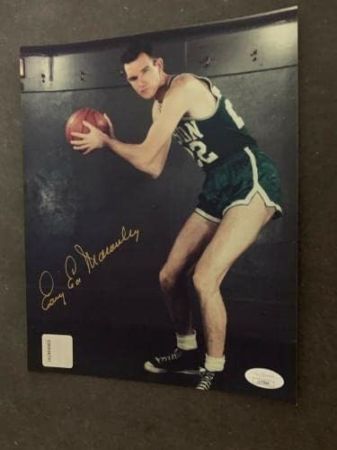 Ed McCauley autografou 8 x10 foto Boston Celtics com JSA - fotos autografadas da NBA
