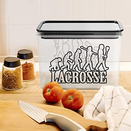 Lacrosse Evolution Graphic lacross Jogador Plástico Caixa de armazenamento Recipientes de armazenamento de alimentos com