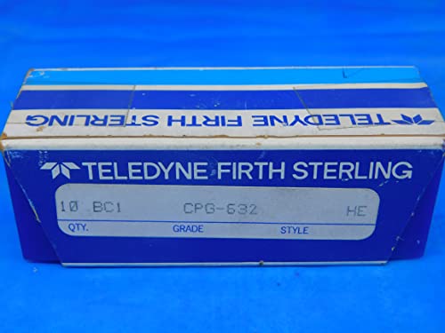 10pcs Novos Teledyne CPG -632 BC1 ele inserções de carboneto - AR6615AS1