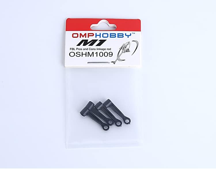 Omphobby m1 helicóptero peças fbl prós e contras haste de link oshm1009 substituição original para o OMP hobby m1