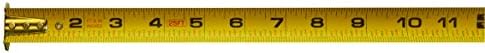 JOHNSON Nível & Tool 1804-0016 fita elétrica automática, 16 ', preto/amarelo, 1 fita