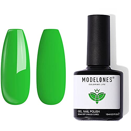 Modelones 3pcs Primer de unha e desidratador de preparação de unhas com esmalte verde em gel de gel de gel