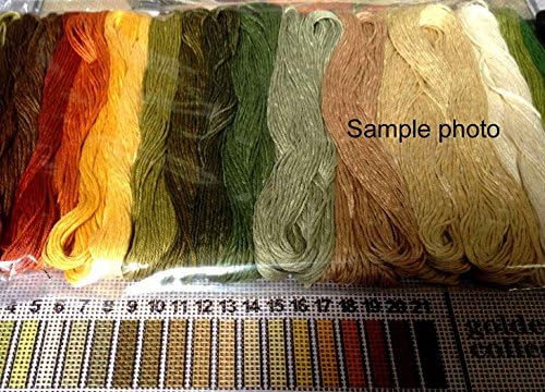 Hudemas Kit de tapeçaria do kit de tapeçaria Hudemas paisagens completas com linhas de agulha e algodão de tela impressa
