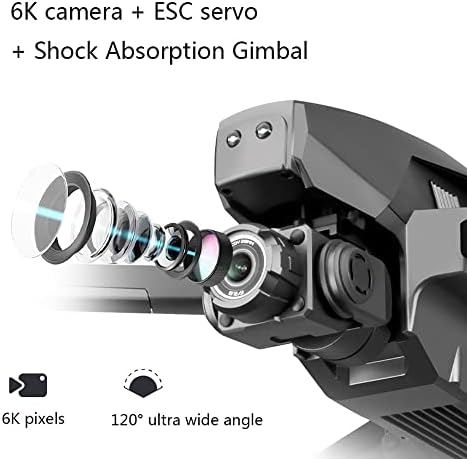 STSEAEACE DRONE com câmera 4K para adultos, 60 minutos de vôo, tempo de vôo, drone GPS de 5g FPV para iniciantes com vídeo ao vivo,