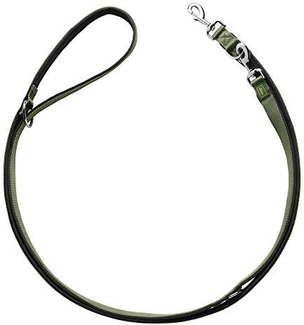 Hunter Neoprene Nylon Training Change Rope, 25 x 200 cm, grande, preto/verde azeitona