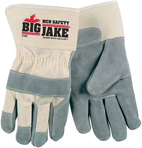 Memphis Glove Big Jake Late Luvas de palmeira de couro médio Se - 12 par